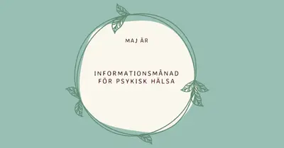 Hedra medvetenhet om psykisk hälsa green organic-simple