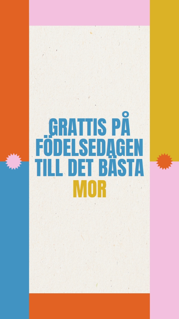 Grattis på födelsedagen till det bästa gray retro,bold,geometric