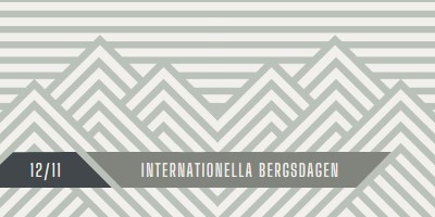 Internationella bergsdagen gray modern-geometric-&-linear