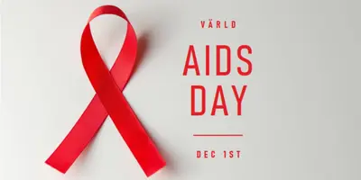 Aidsmedvetenhet gray modern-simple