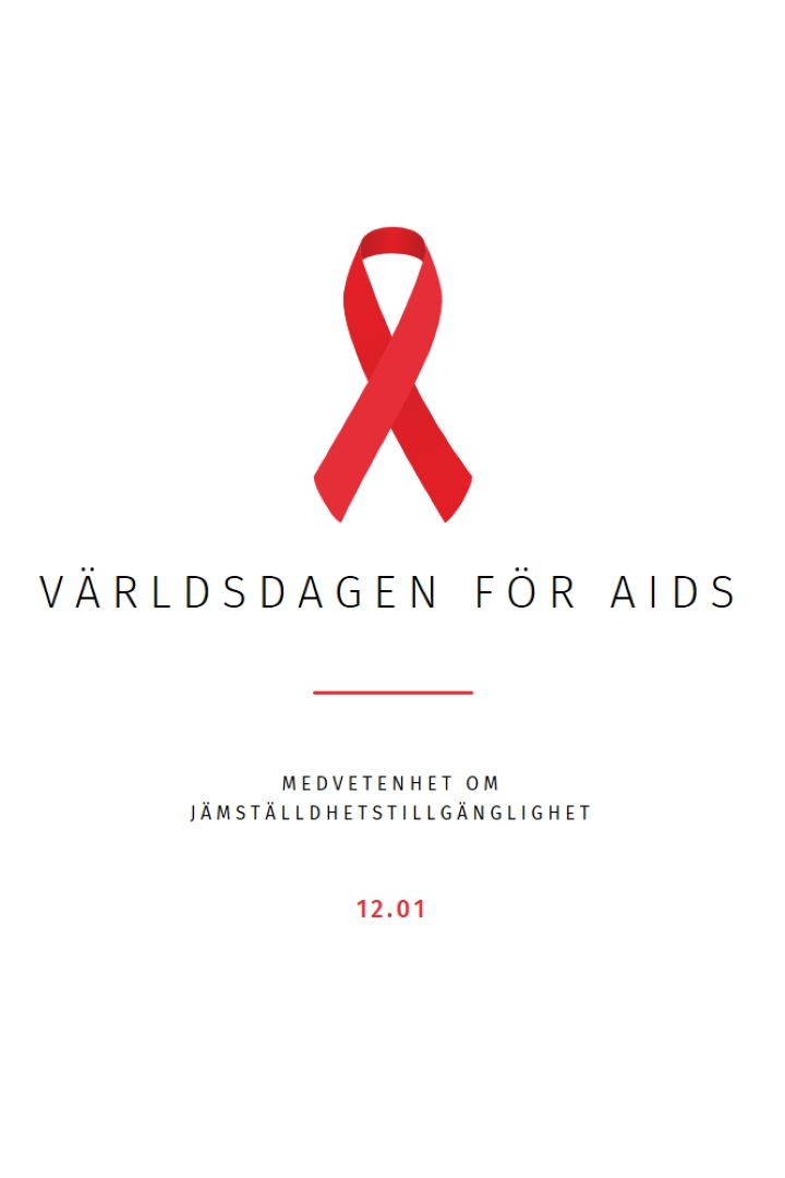 Öka aidsmedvetenheten white modern-simple