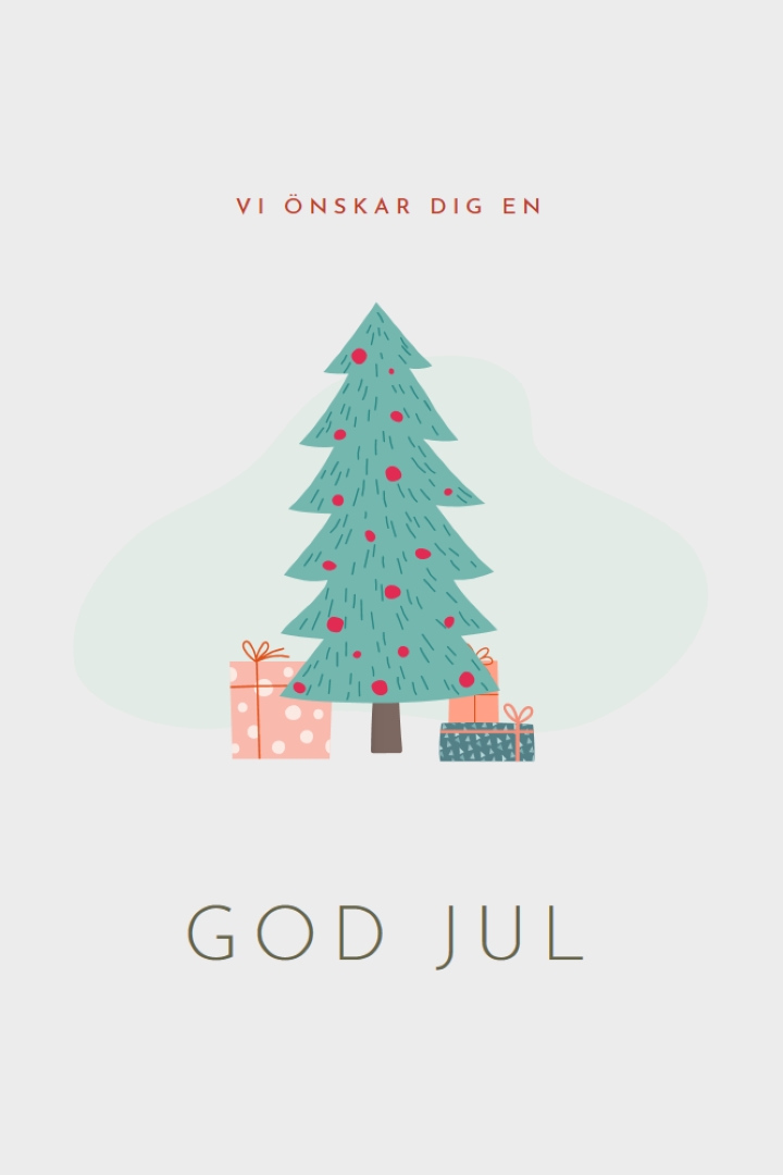 Önskar dig en god jul pink whimsical-color-block