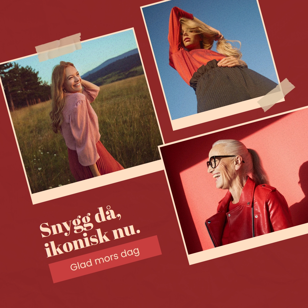 Snygg mors dag red collage,photo,dynamic,multi-photo,multi-image,montage