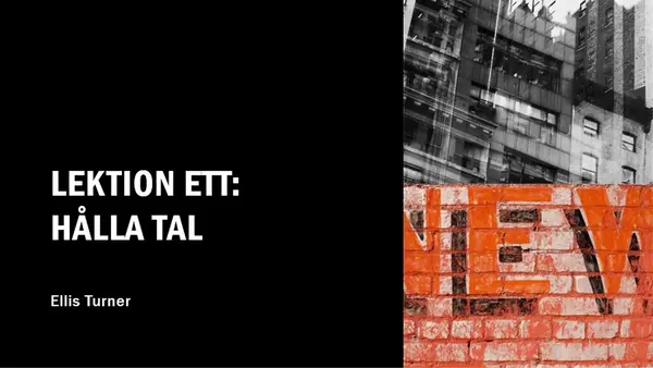 Storstadspresentation i fetstil modern-bold