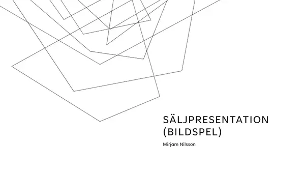 Minimalistisk säljpresentation modern-simple