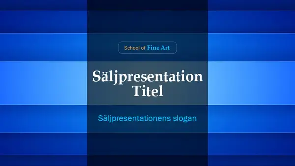Färgglad abstrakt säljpresentation modern-geometric