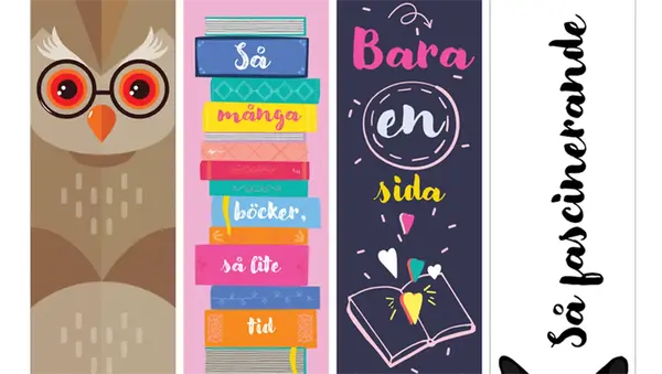 Söta bokmärken