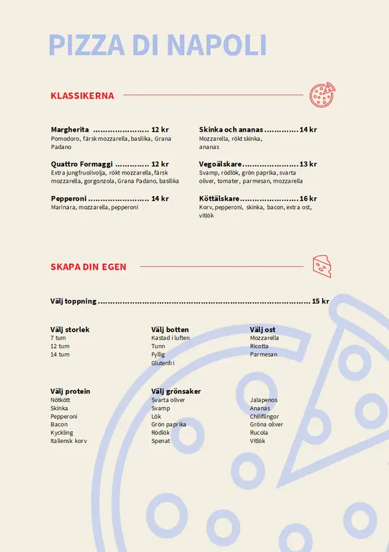 Pizzameny  modern-simple