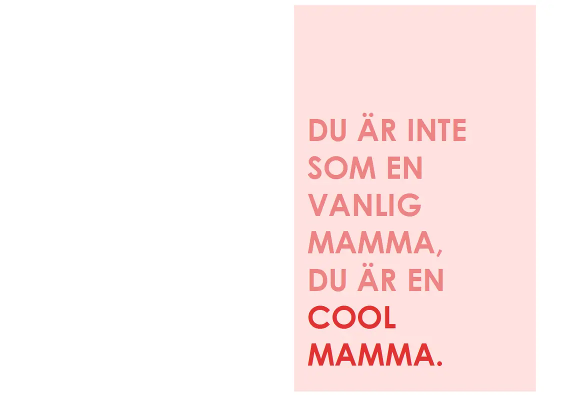 Häftiga mors dag-kort modern-simple