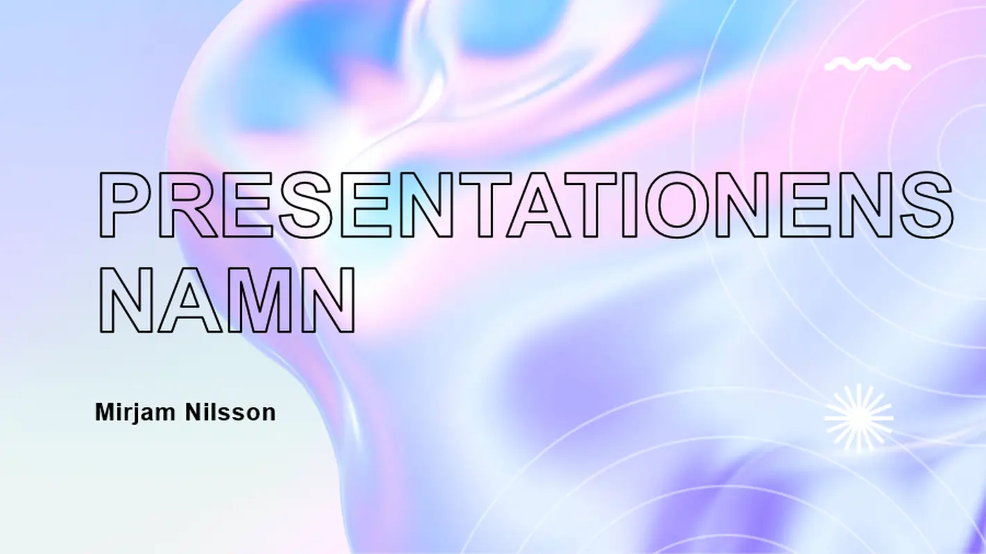 Designen Droppformad modern simple