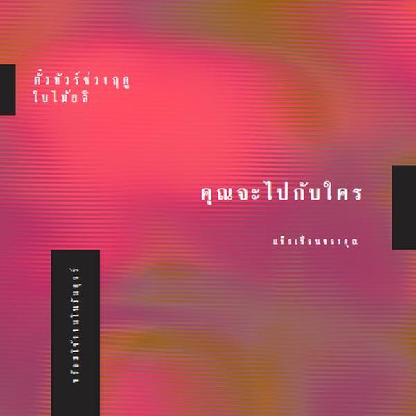 ไฟคอนเสิร์ต pink modern-bold