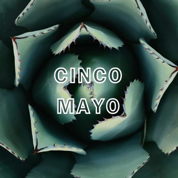 เฉลิมฉลองเทศกาล Cinco de Mayo green modern-bold