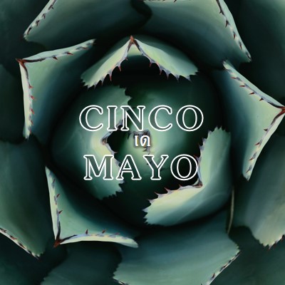 เฉลิมฉลองเทศกาล Cinco de Mayo green modern-bold