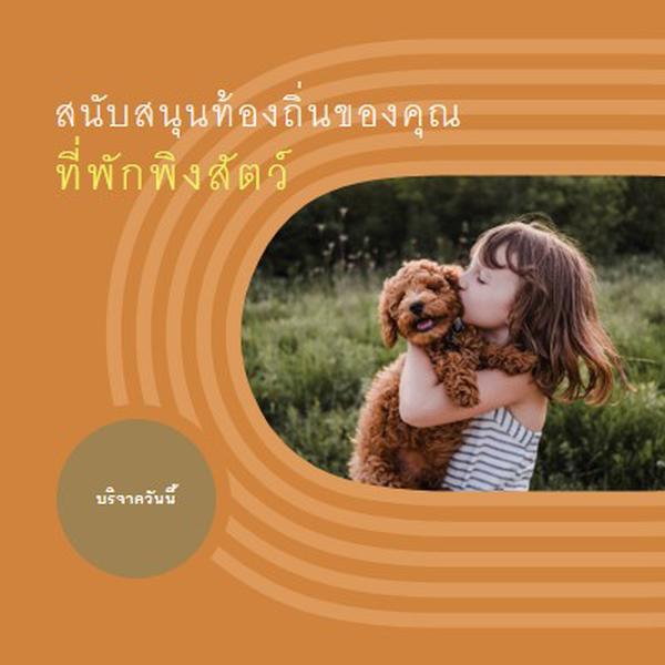 ผู้ให้ความช่วยเหลือที่หลบภัย orange whimsical-color-block