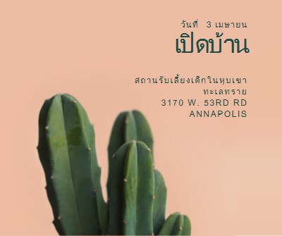 เปิดบ้าน 3 เมษายน pink modern-simple