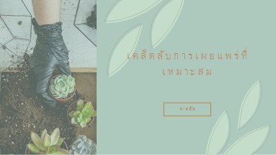 เพียงฉ่ํา green organic-simple