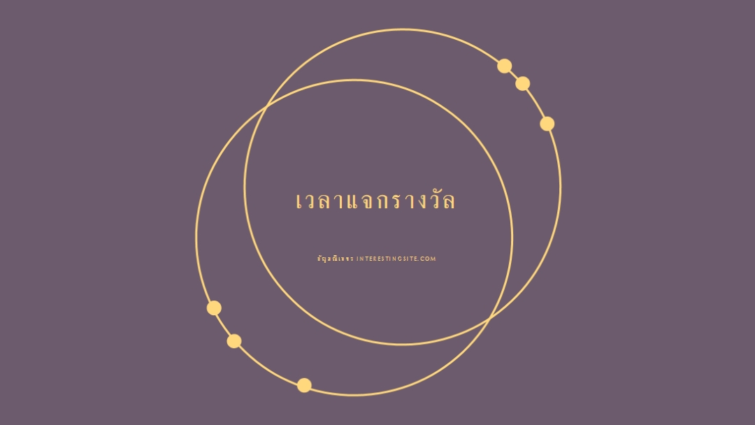 ได้เวลาแจกรางวัลแล้ว purple modern-simple