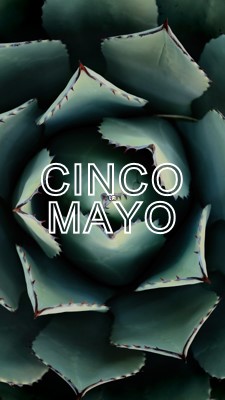 เฉลิมฉลองเทศกาล Cinco de Mayo green modern-bold