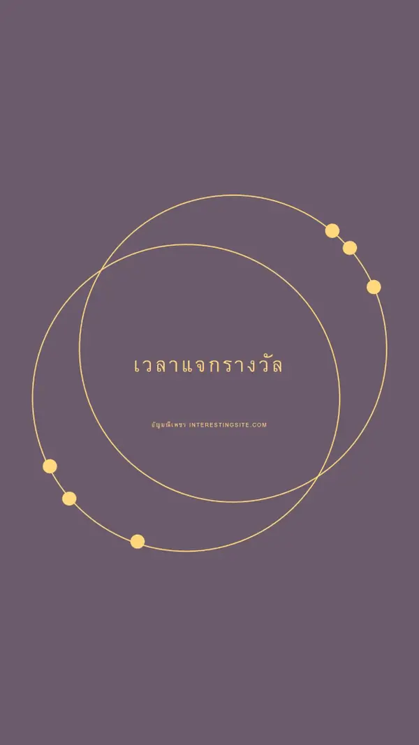 ได้เวลาแจกรางวัลแล้ว purple modern-simple