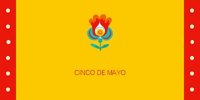 Cinco de Mayo yellow modern-color-block