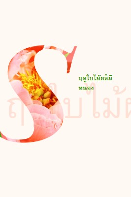 พรีนนิ่งในฤดูใบไม้ผลิ pink vintage-botanical