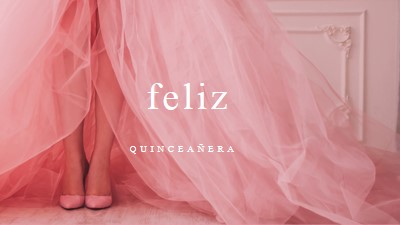 สี Quinceanera pink modern-simple