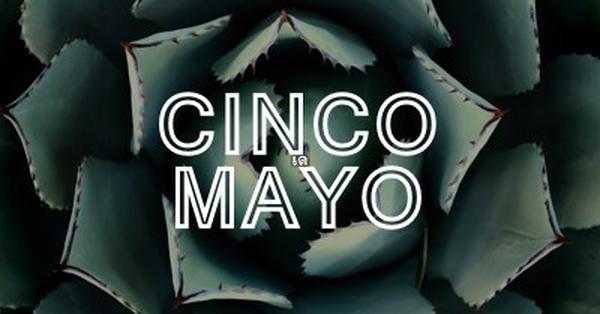 เฉลิมฉลองเทศกาล Cinco de Mayo green modern-bold