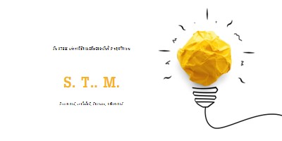 วิทยาศาสตร์, เทคโนโลยี, วิศวกรรม, คณิตศาสตร์ yellow modern-simple