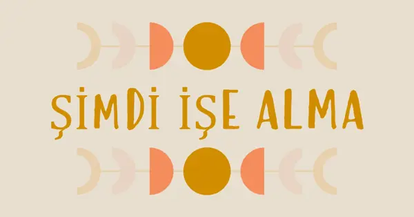 Pastel ay döngüleri yellow organic-boho
