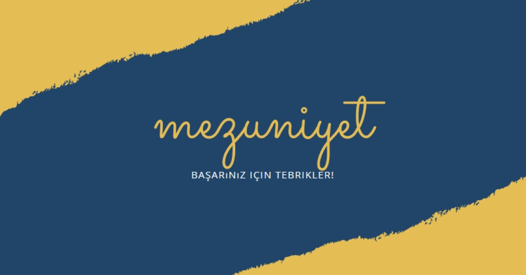 Diploma heyecanı yellow modern-simple