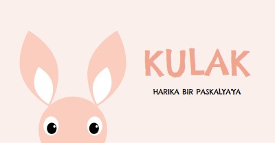 Harika bir Paskalya'ya pink whimsical-color-block