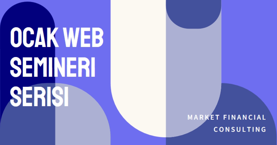 Ocak web semineri serisi blue modern-bold
