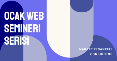 Ocak web semineri serisi blue modern-bold