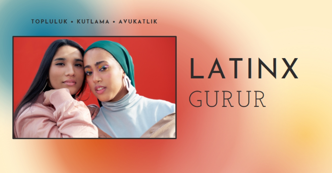Latinx topluluğunun kutları red modern-bold