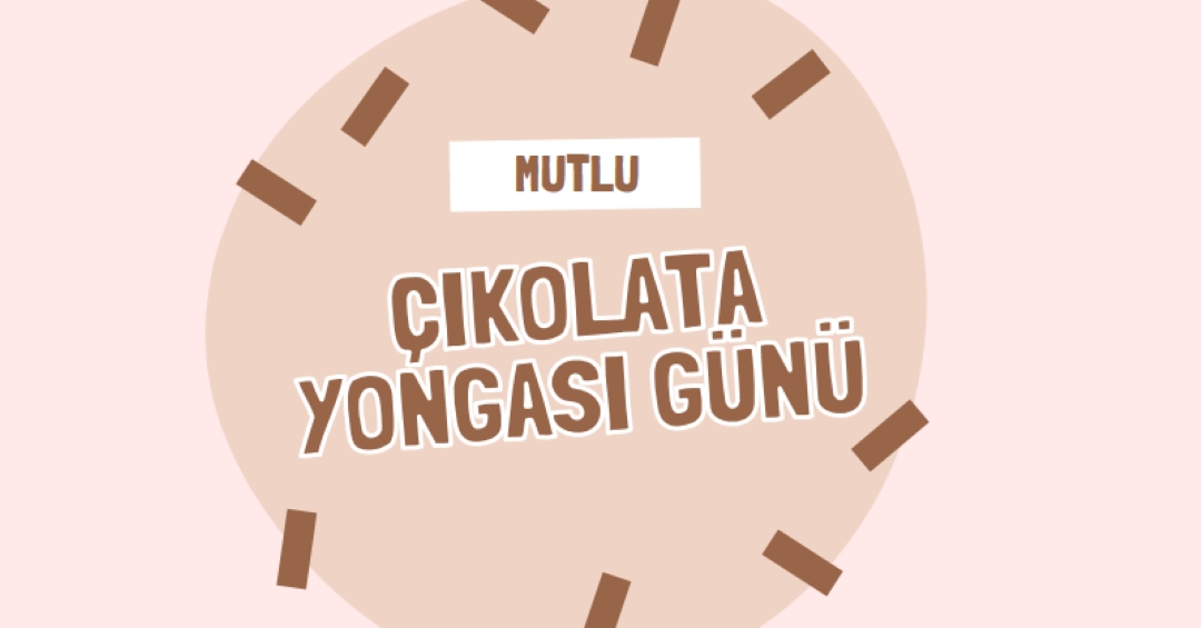 Çikolata Gününüz Kutlu Olsun brown organic-simple