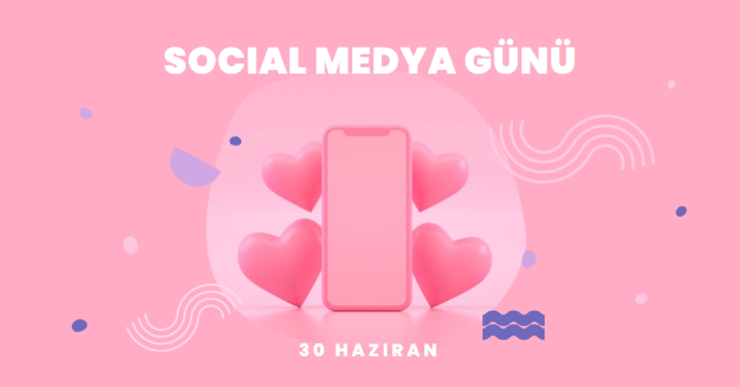 Kalpler ve takipçiler pink modern-bold