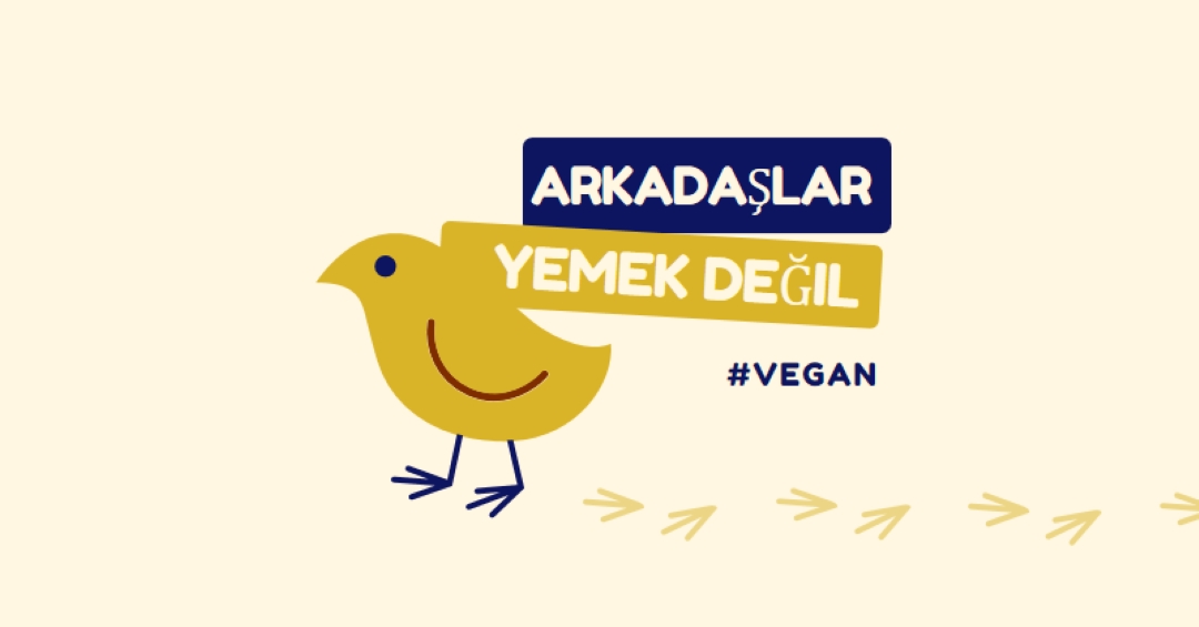Arkadaşlar, yemek değil yellow whimsical-color-block