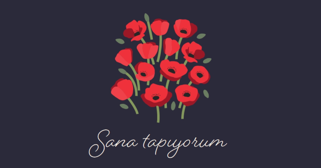 Sana tapıyorum black whimsical-line