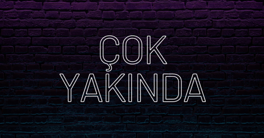 Çok yakında size geliyor purple modern-bold