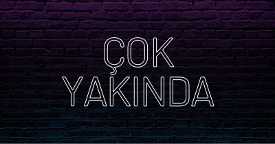 Çok yakında size geliyor purple modern-bold