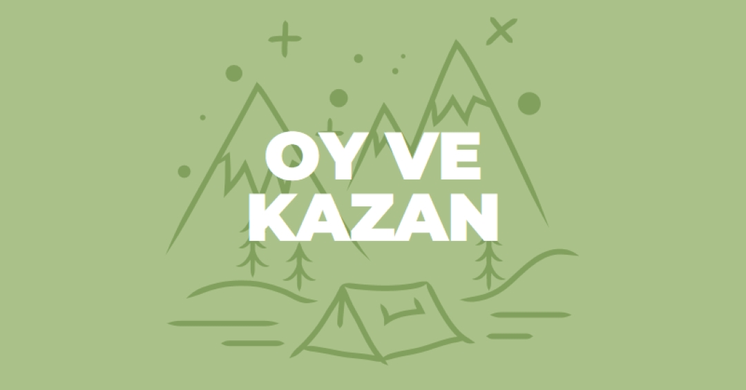 Oy verin ve kazanın green whimsical-line