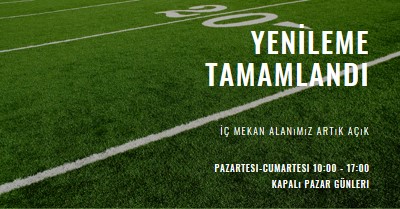 Yenileme tamamlandı green modern-simple