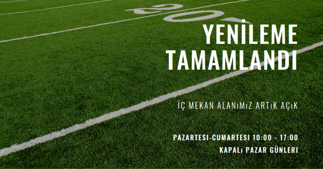 Yenileme tamamlandı green modern-simple