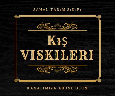 Kış viskileri black vintage-retro