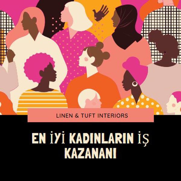 En iyi kadın işletmesi black modern-bold