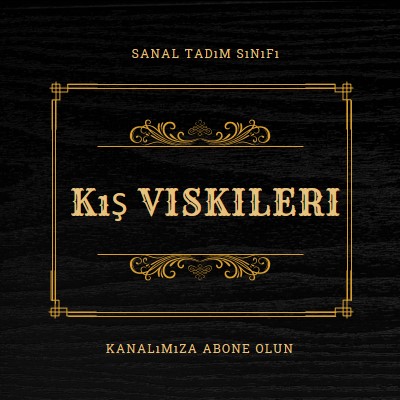 Kış viskileri black vintage-retro