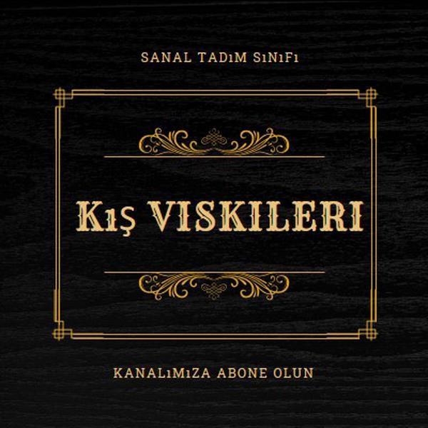 Kış viskileri black vintage-retro