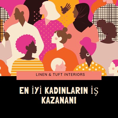 En iyi kadın işletmesi black modern-bold