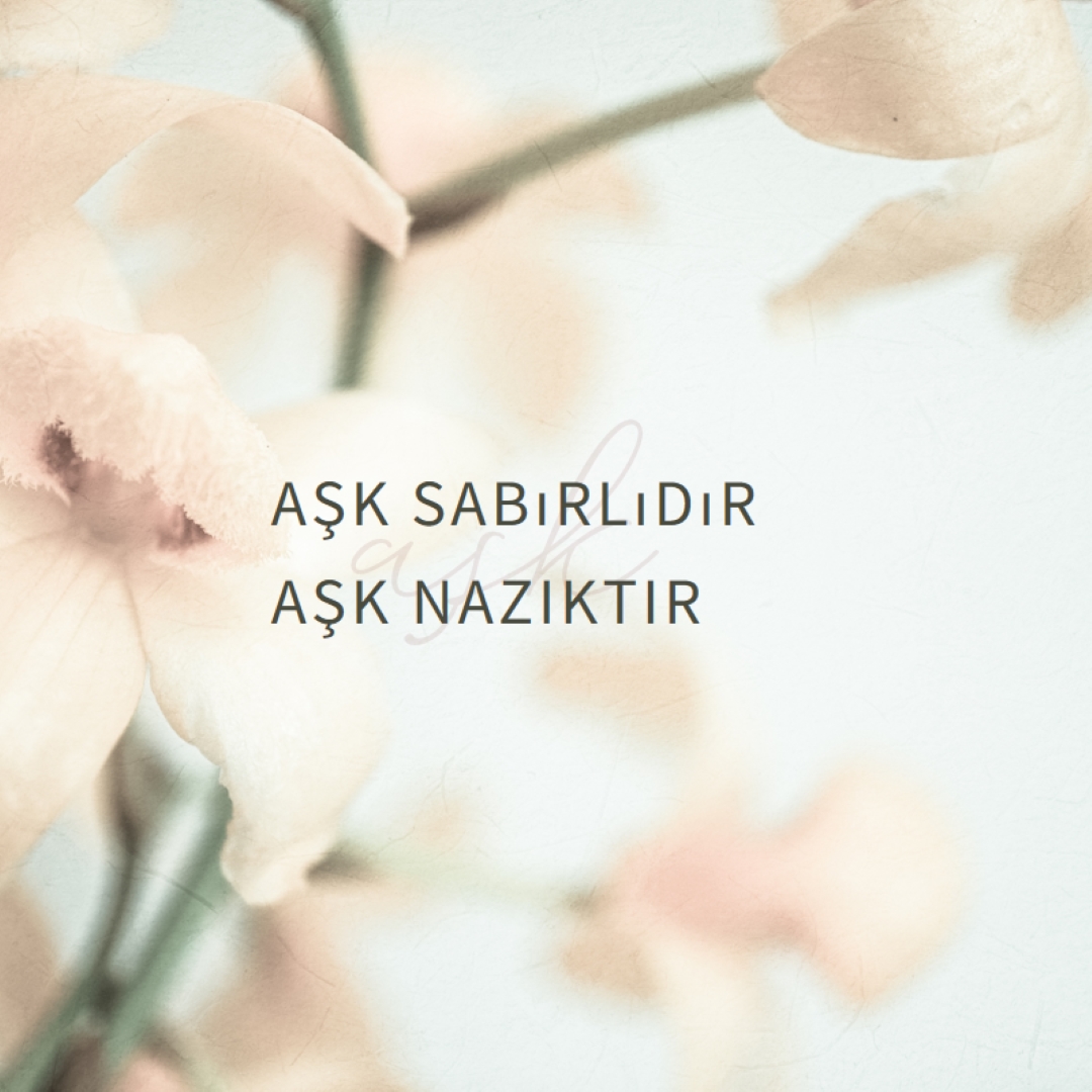 Aşk notu white modern-simple