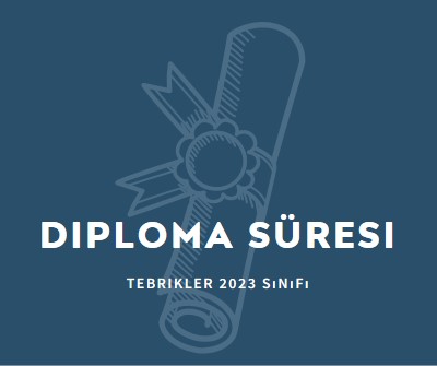 Diplomanız blue modern-simple